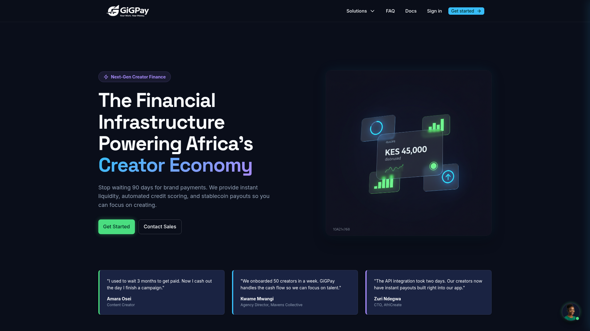 GigPay — website by PromoSphere